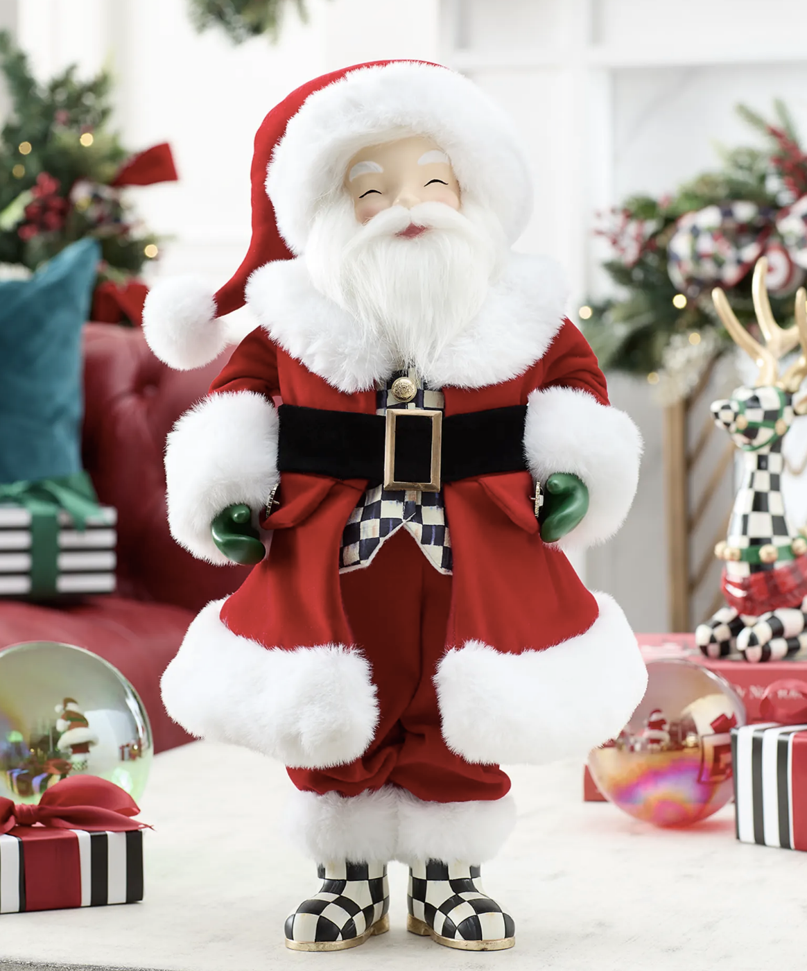 Granny Kitsch Santa Mug Tower — Courtney Checks & Co.